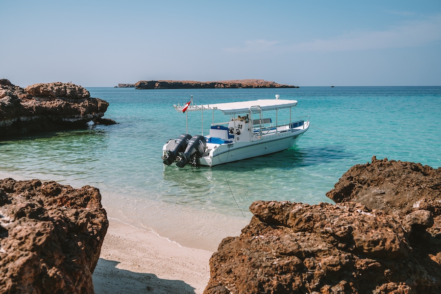 Snorkeling boat trip near the Daymaniyat Islands