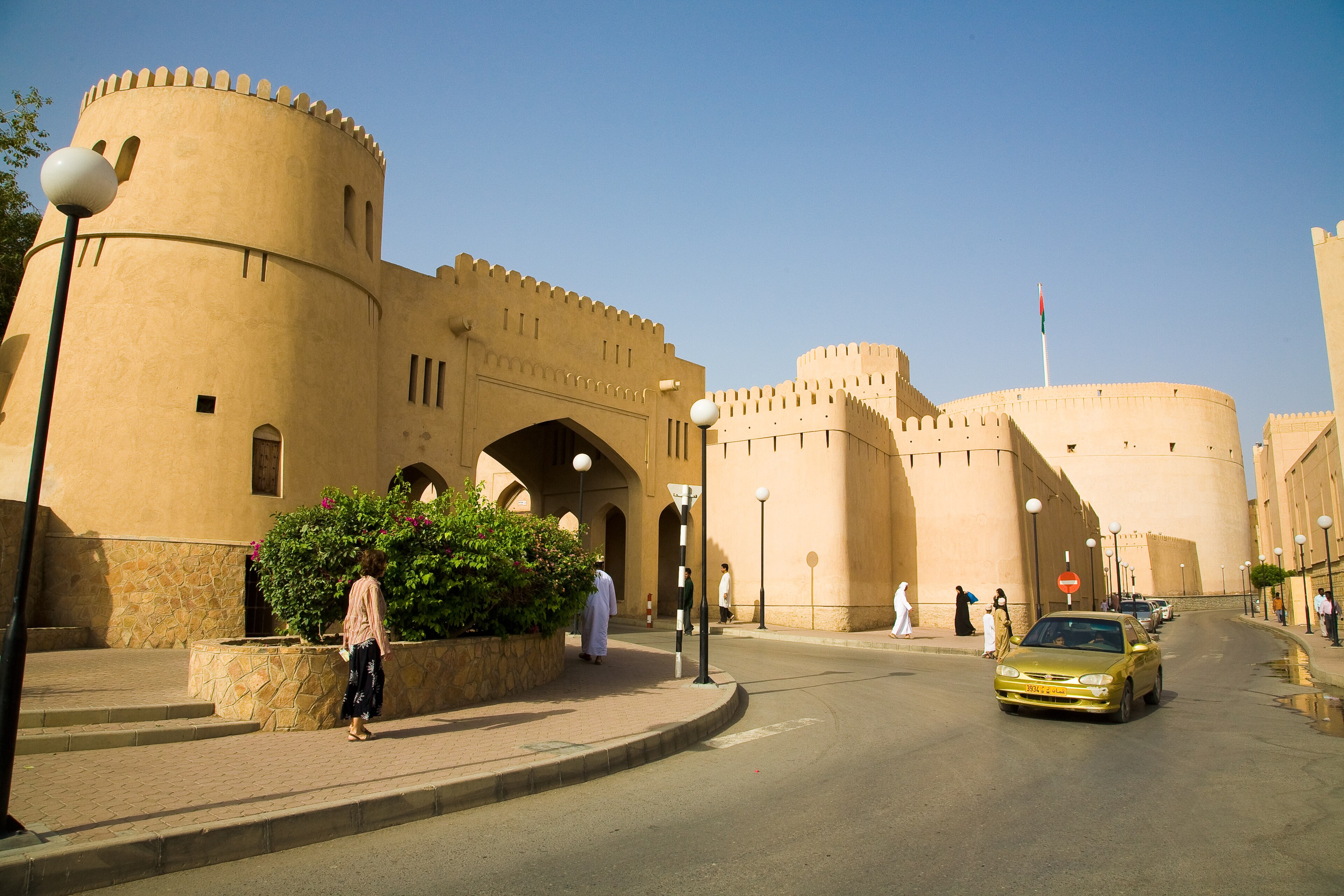 The great round tower of Nizwa Fort